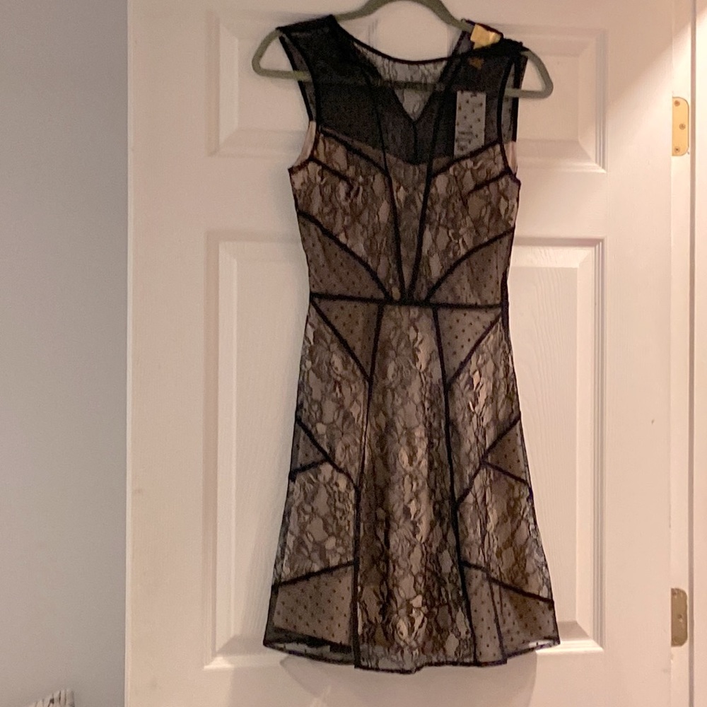 Black lace dress